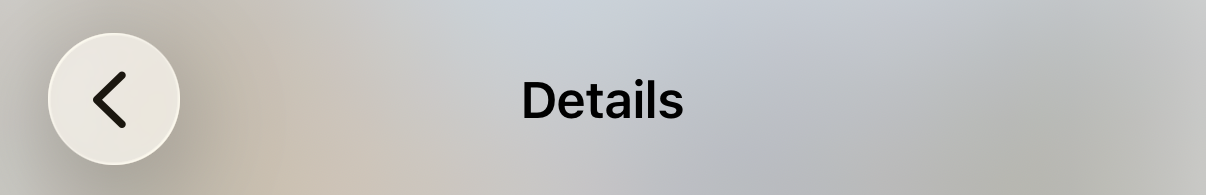 Header blur effect systemThinMaterialLight